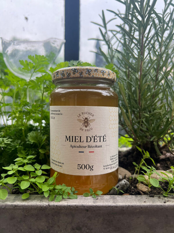 Miel d'été apiculteur récoltant - Le Rucher de Paco